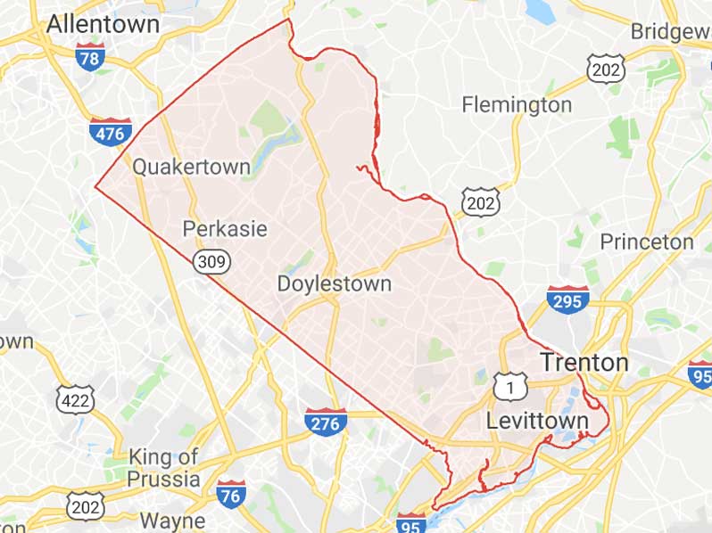 Bucks-County-Map